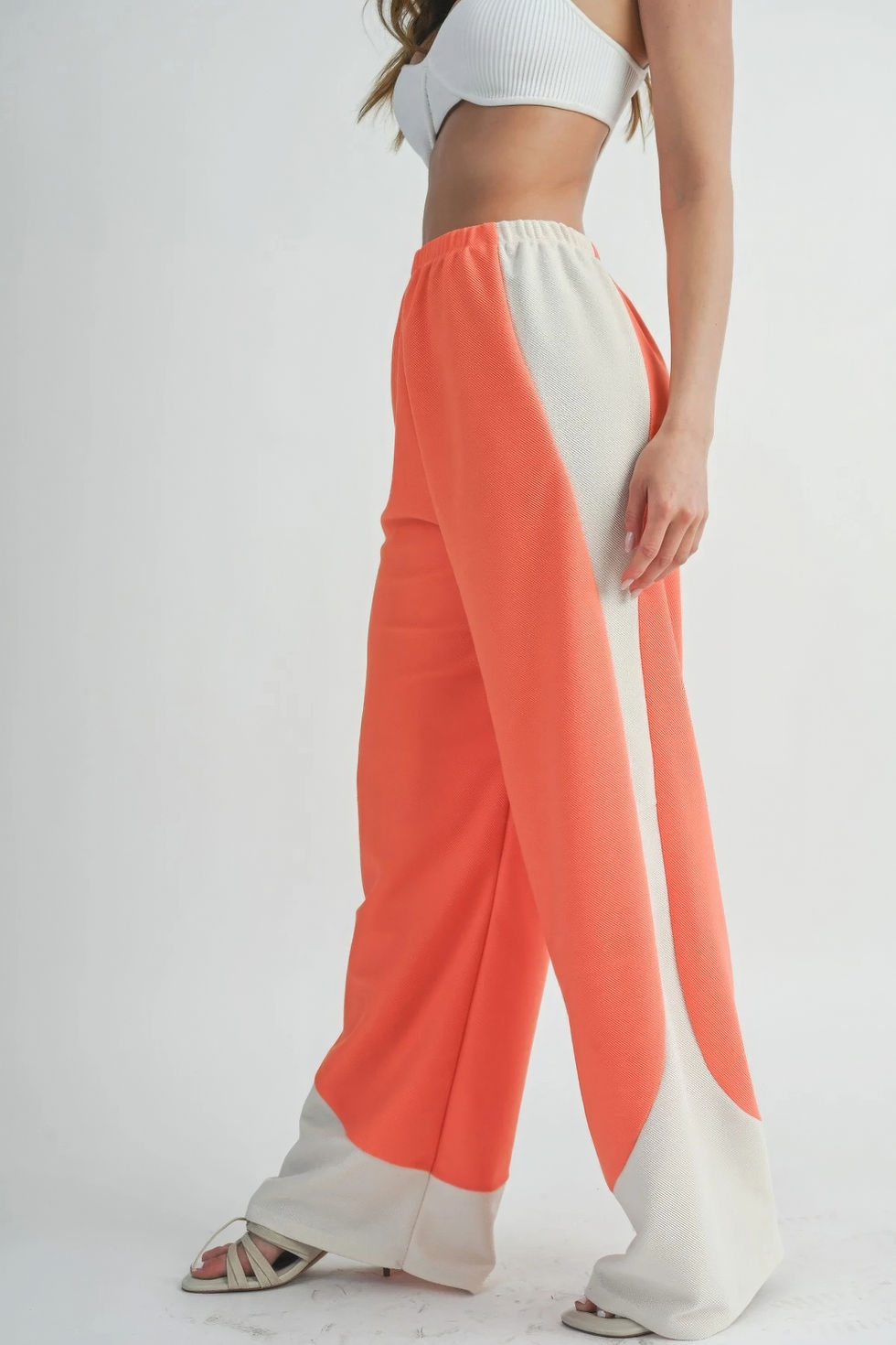 Thumbnail: Two Toned Wide Leg Pants