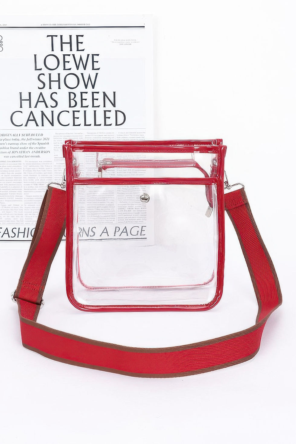 Thumbnail: Transparent School Bag W/ Strap