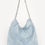 Thumbnail: Quilted Washed Denim Chain Bag