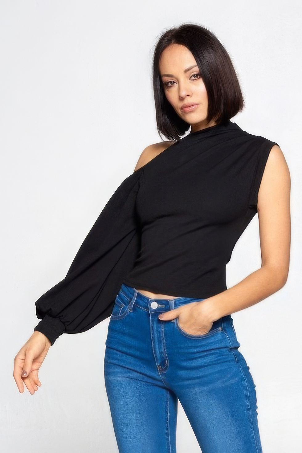 Thumbnail: Ladies One-shoulder Top