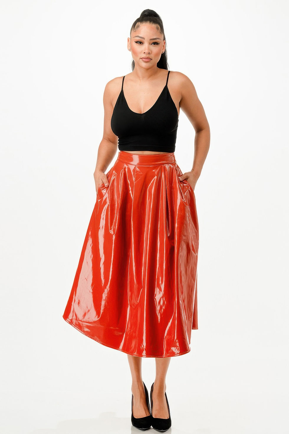 Thumbnail: Midi Skirt With Pockets