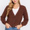Thumbnail: Long Slv V-neck Sweater Cardigan  