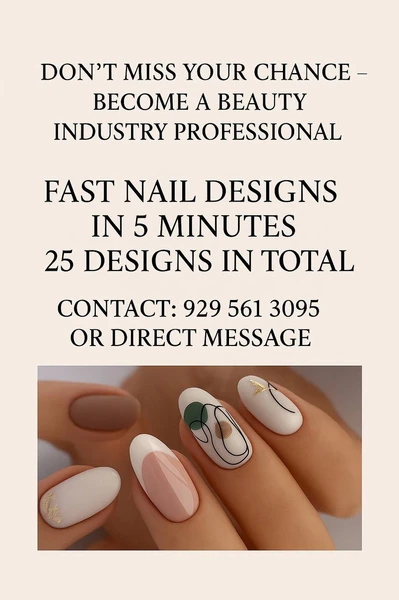 Nail Designs Courses at Lazarkova Nails, featuring hands-on training sessions where students learn a