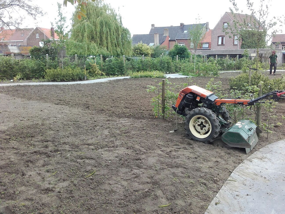 Bewerken van de grond Poperinge
