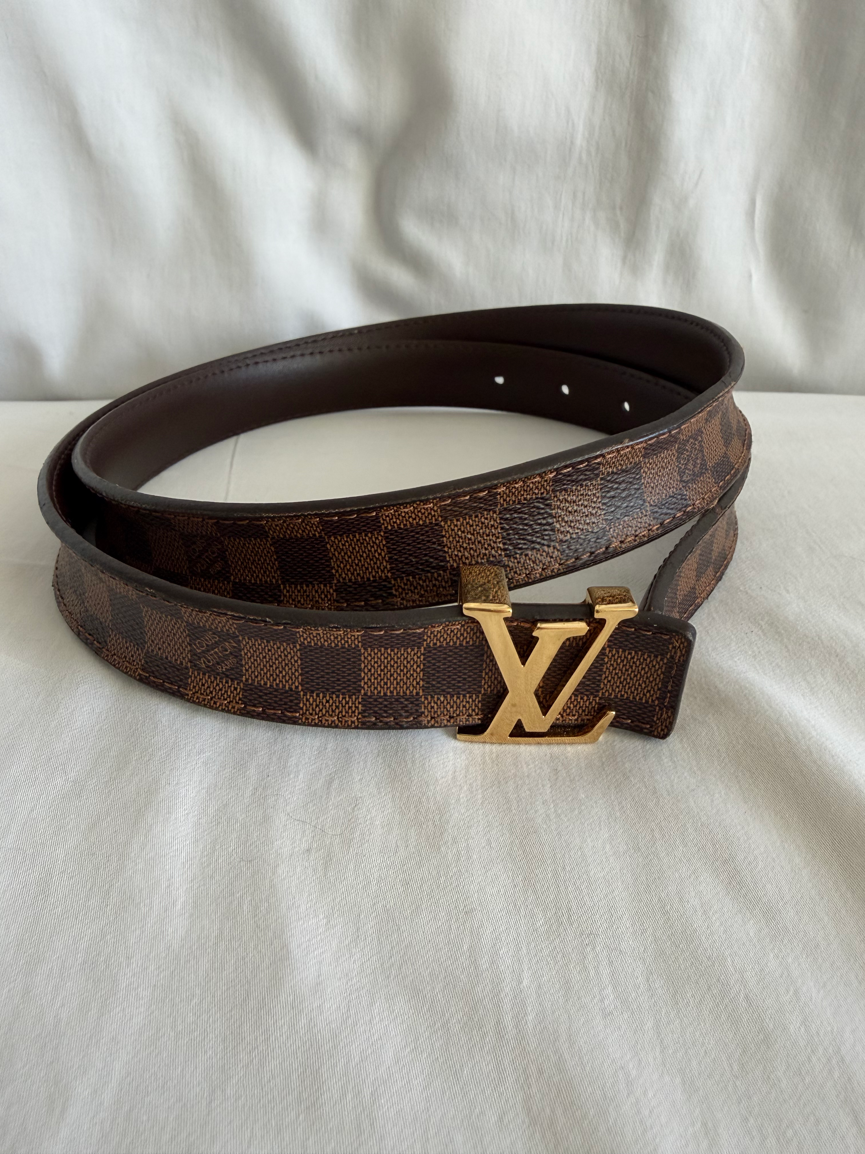 Louis Vuitton Damier Ebene Belt 80