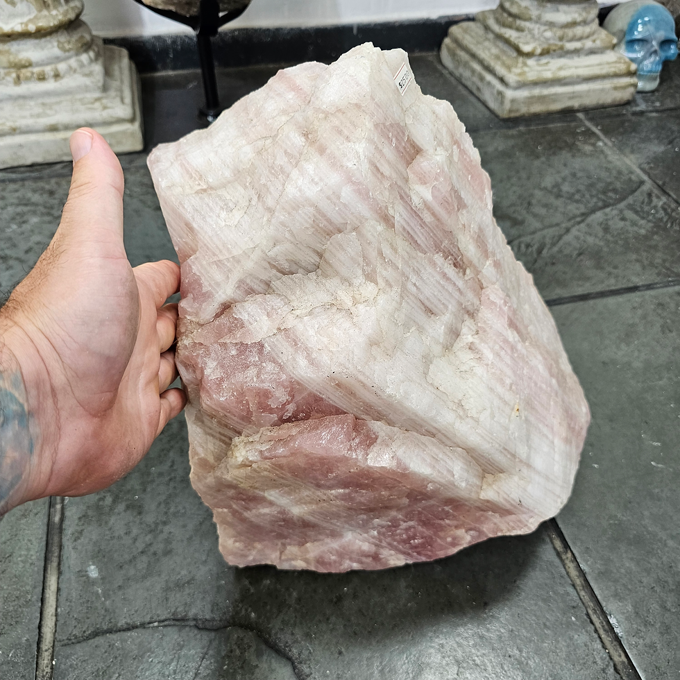 Miniatura: Quartzo rosa listrado