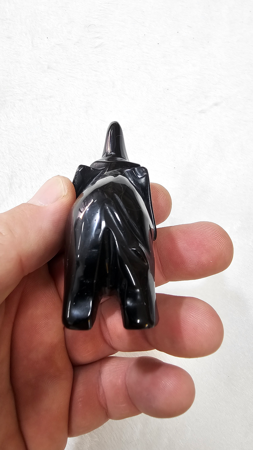 Miniatura: Elefante em obsidiana 