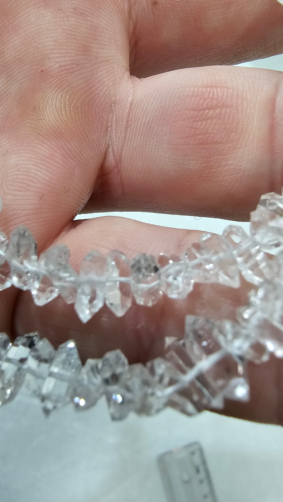 Miniatura: Colar diamante herkimer 