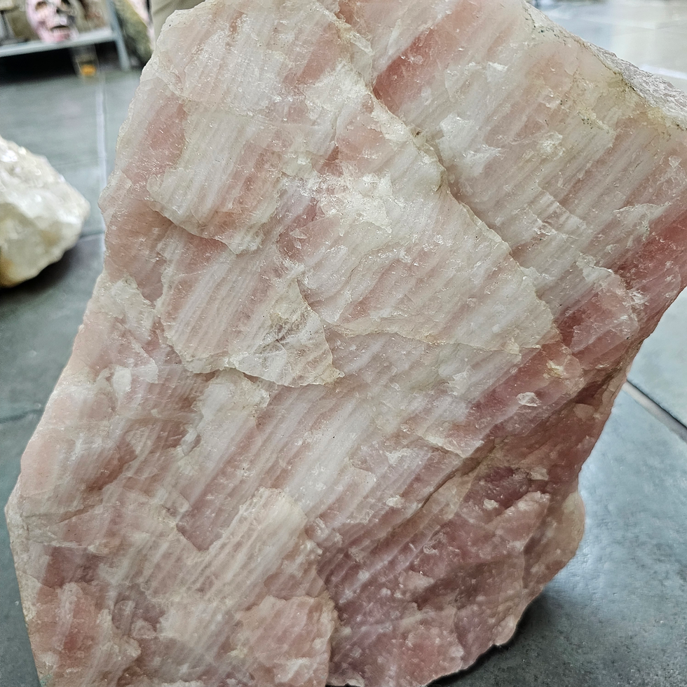 Miniatura: Quartzo rosa listrado