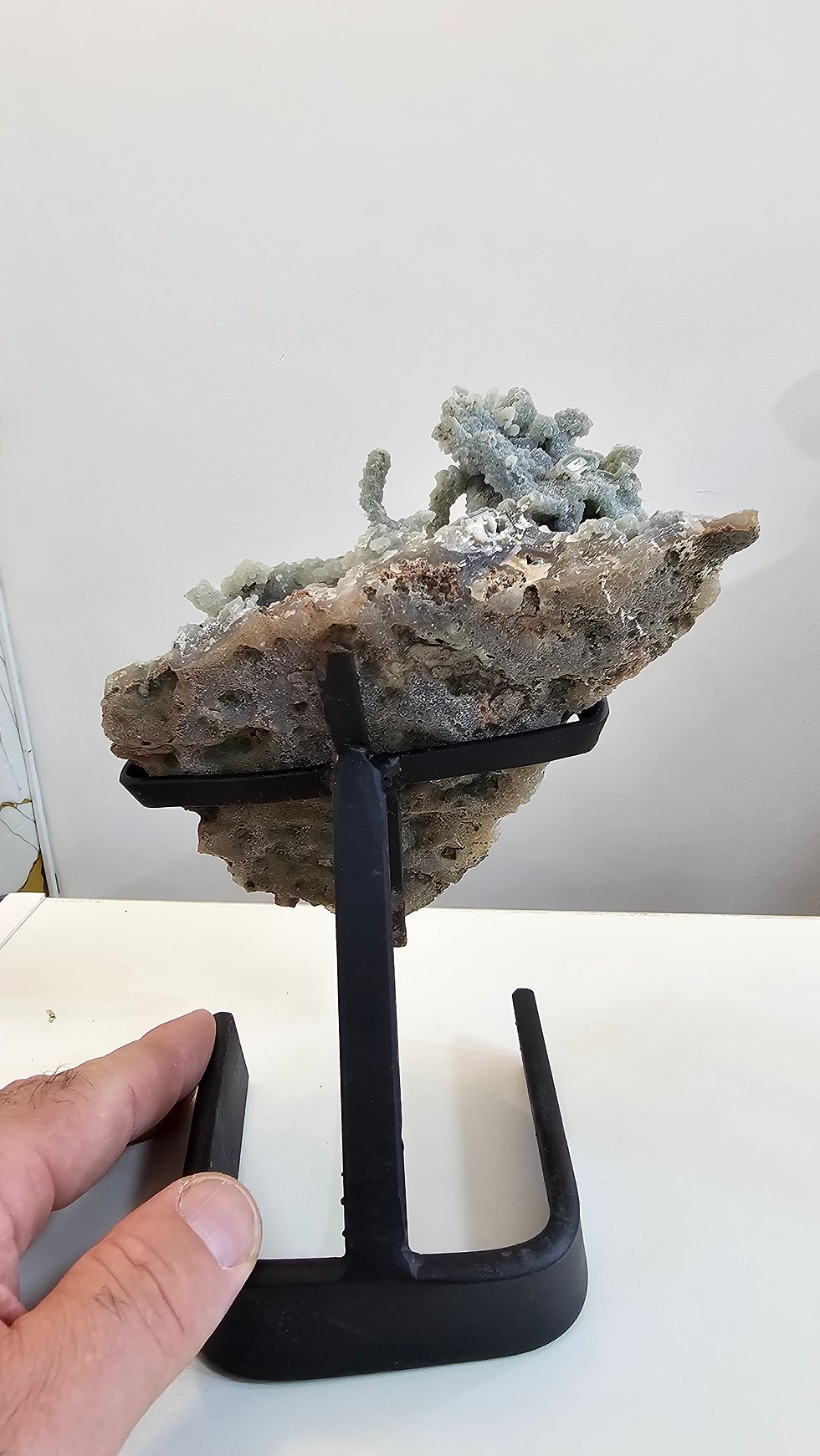 Miniatura: Drusa de Calcedônia 