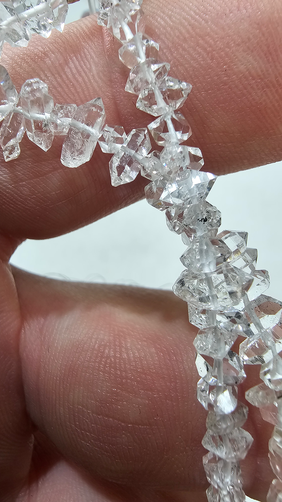 Miniatura: Colar diamante herkimer 