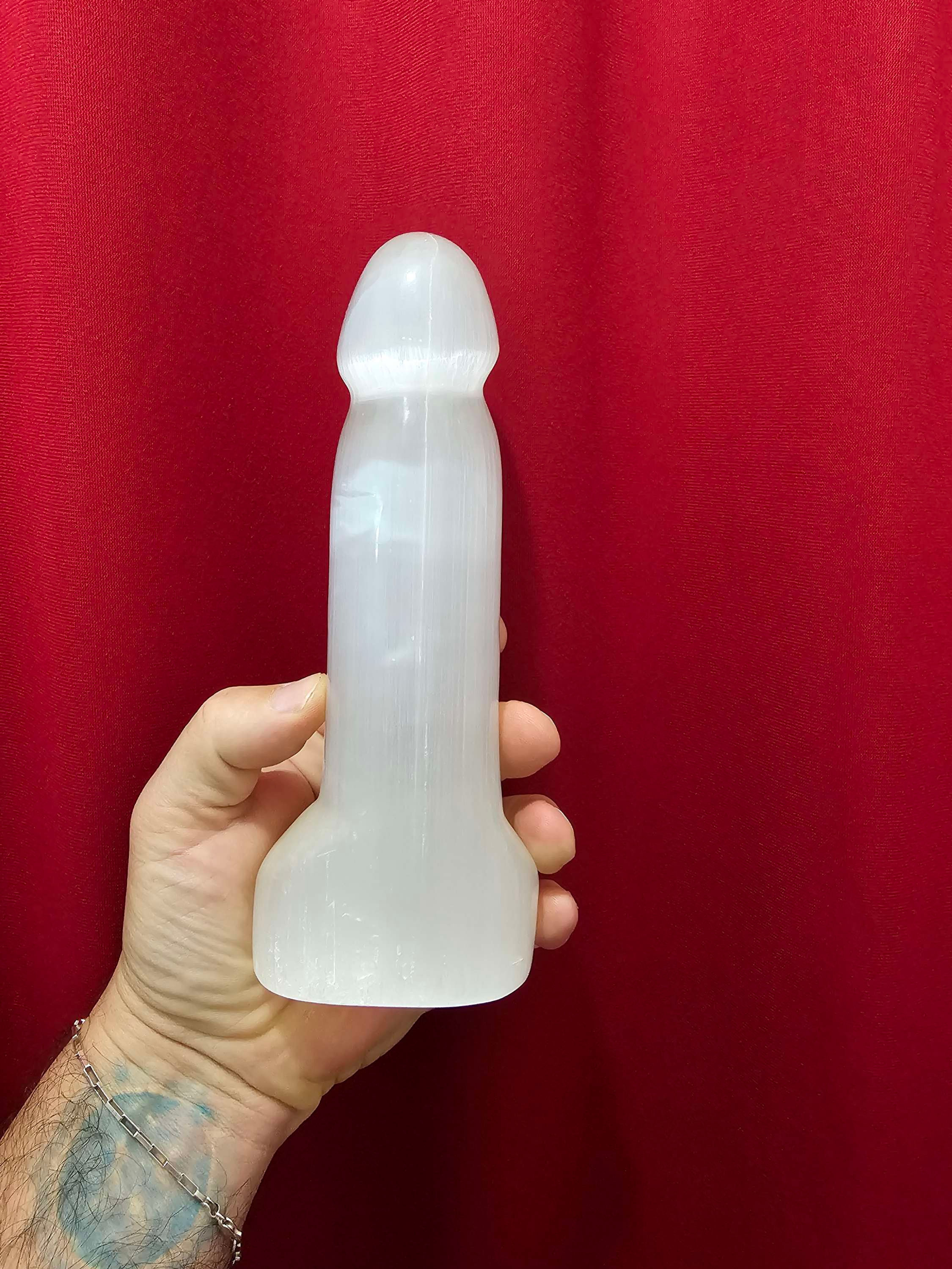 Falo em selenita do Marrocos 