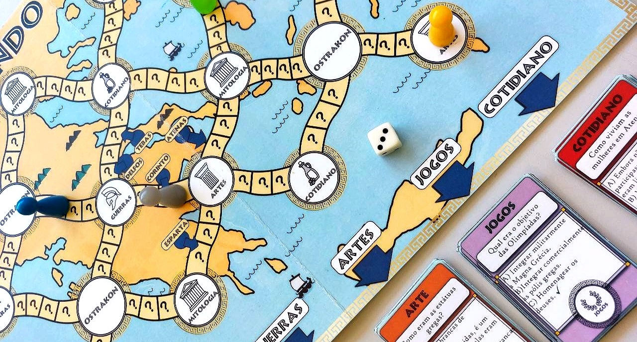 Jogo de Tabuleiro Mundo Grego (em PDF para imprimir)