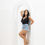 Miniatura: Short jeans feminino cintura alta