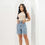 Miniatura: Short Jeans feminino longo