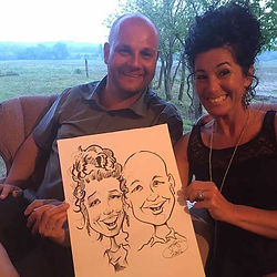 wedding caricatures
