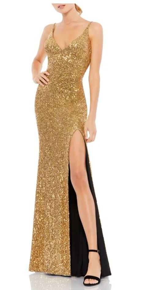 The Top 7 Shoes to Wear With a Gold Sequin Dress
