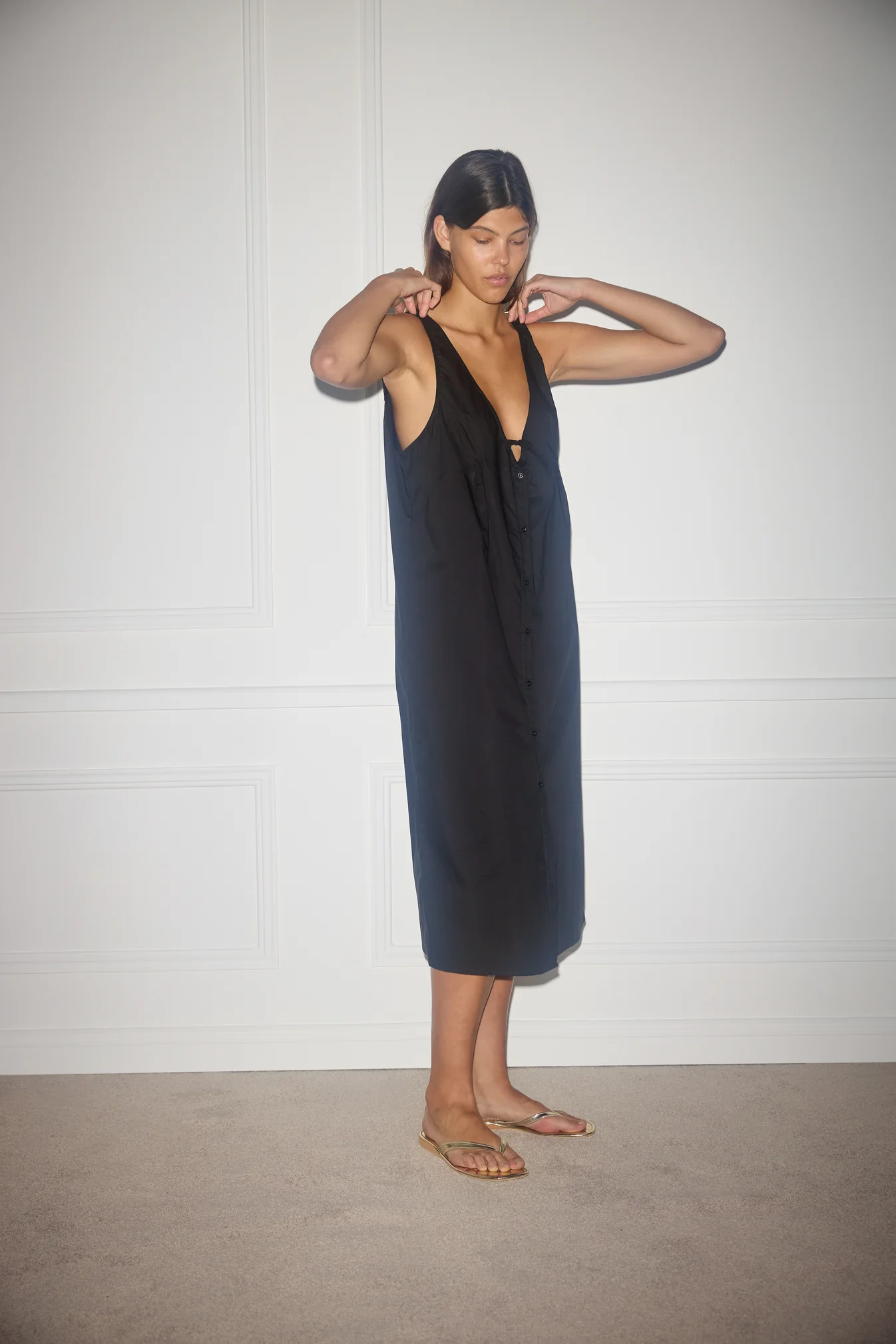 Tuck Tie Dress