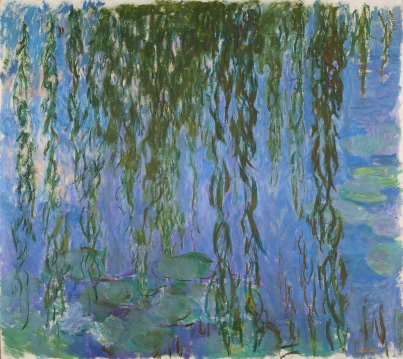 tableau des nymphéas peint pas claude monet