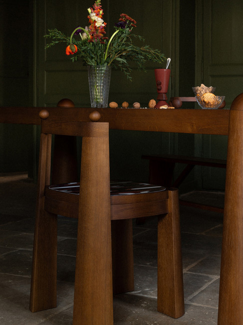 table et chaise en bois de Nouveau Standard