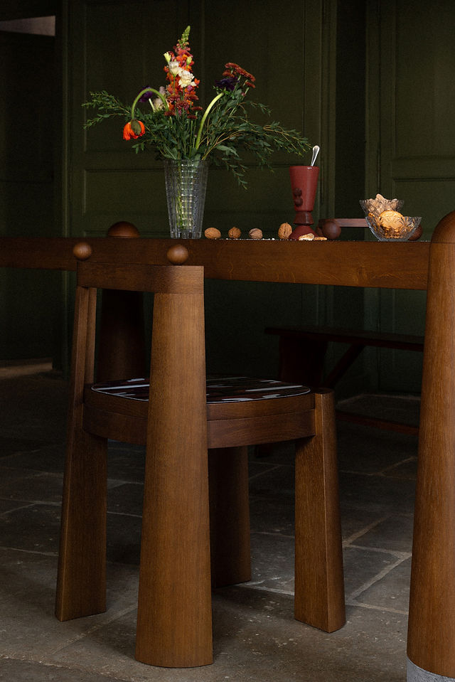 table et chaise en bois de Nouveau Standard