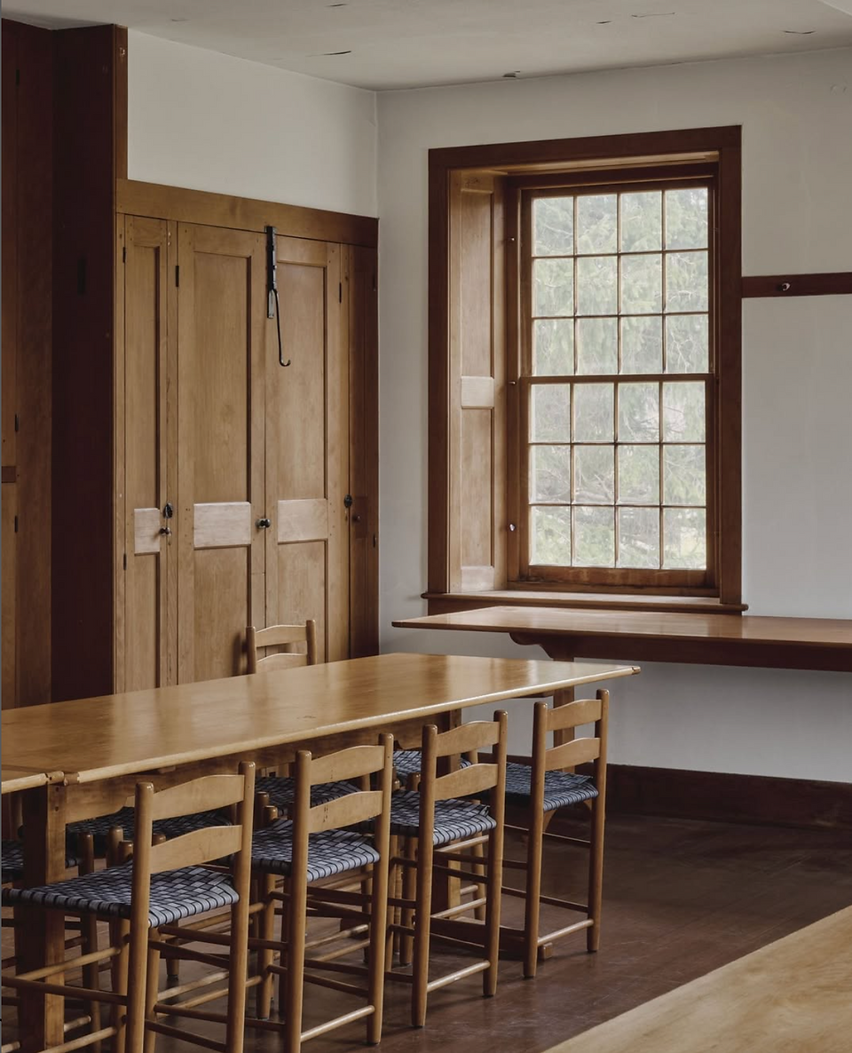 Interior of the Brick Dwelling House, Hancock Shaker Village, Hancock, MA 2024,