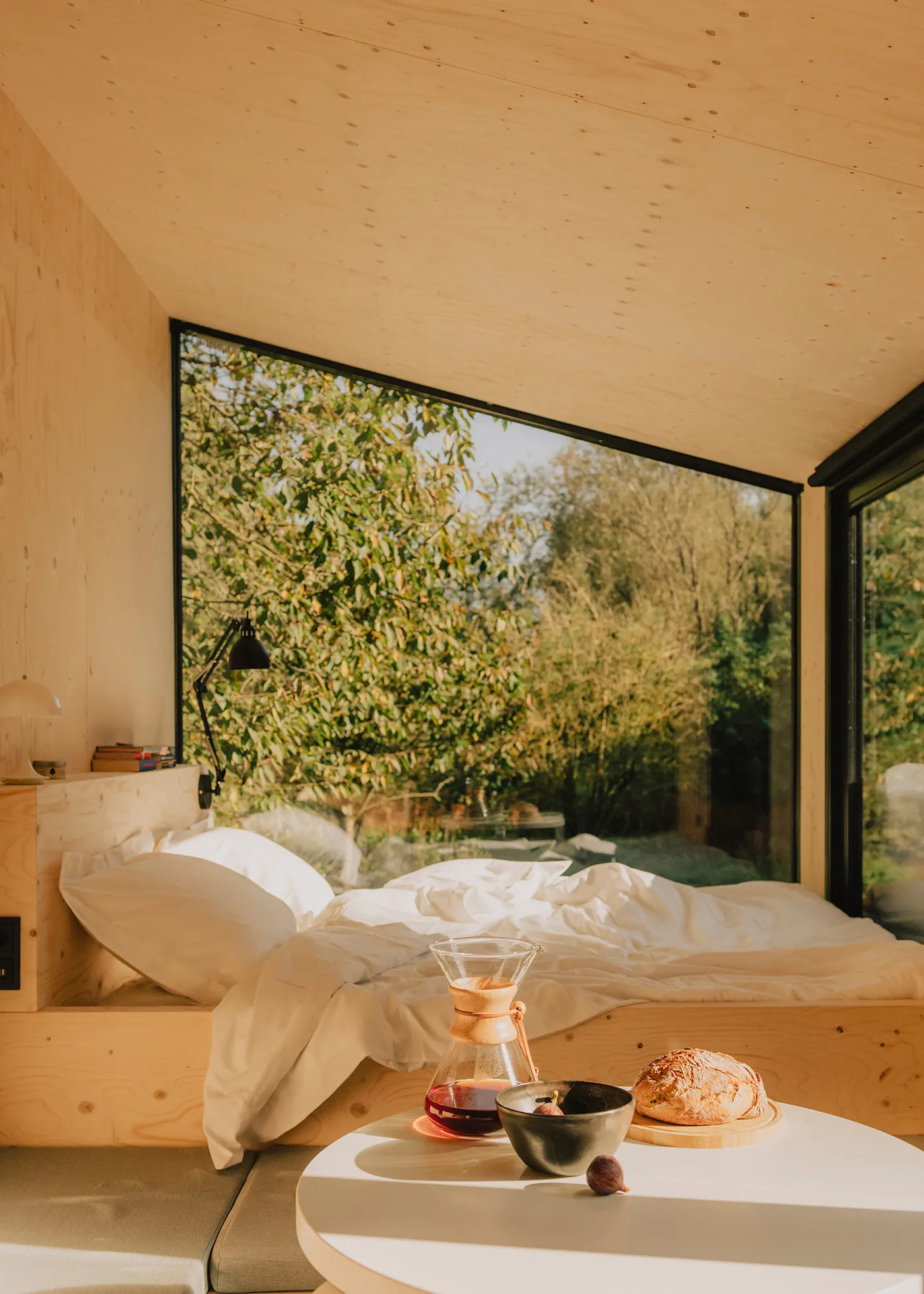 chambre à coucher d'une cabane Raus