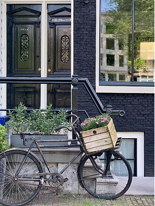 Vélo avec des fleurs dans In the Mood for Amsterdam