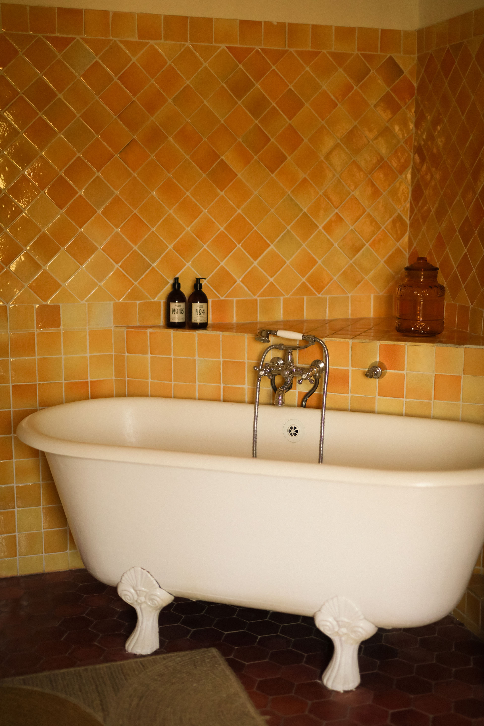 baignoire sur pied de La Grande Maison des Campaux