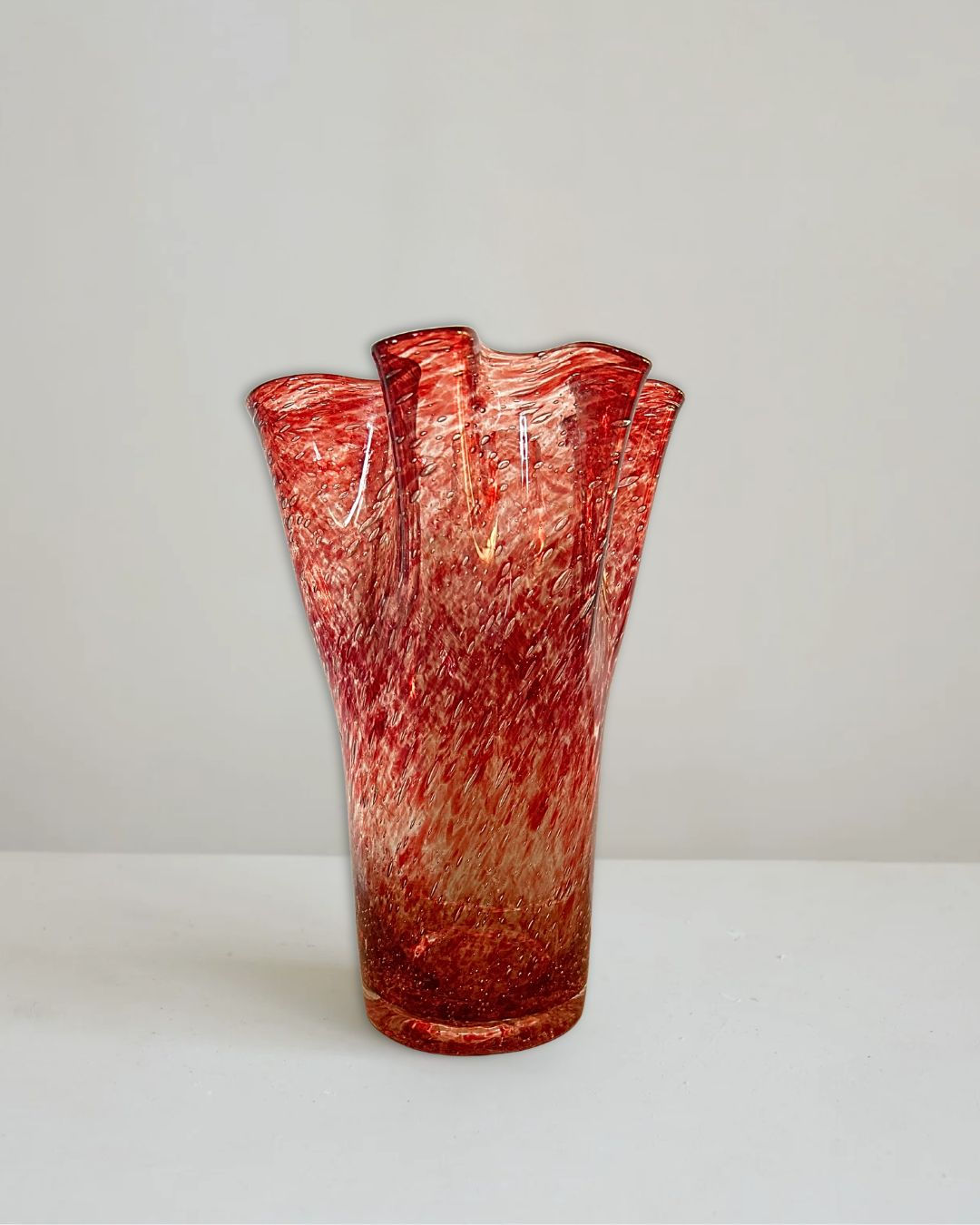 Vase en verre soufflé de Murano