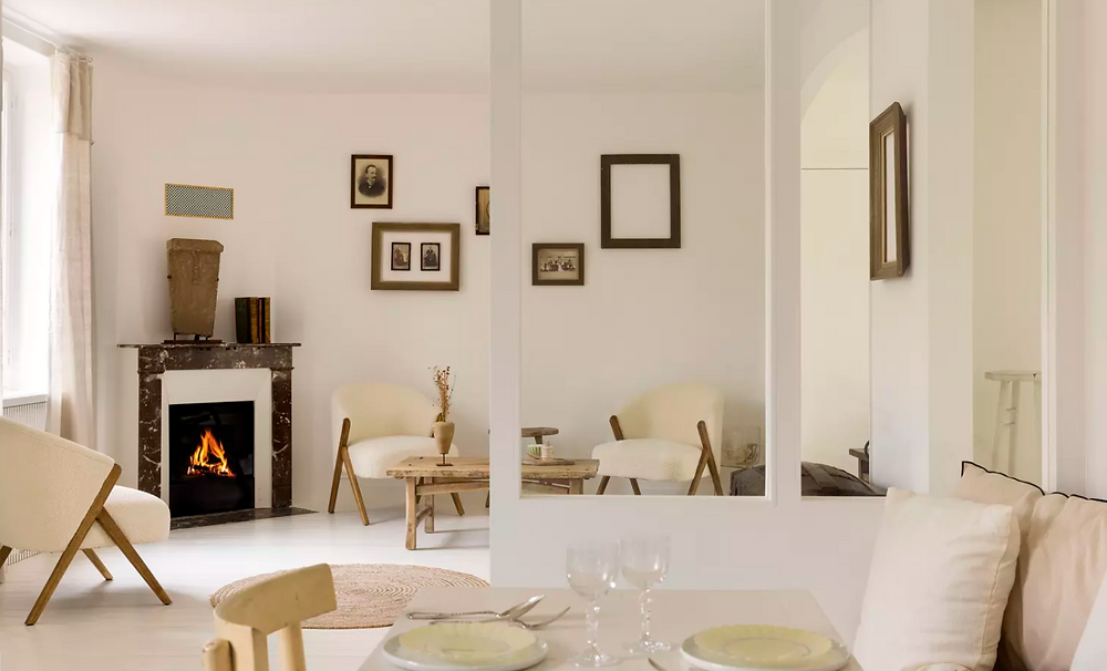 salon de la maison d'hôtes O Plume'