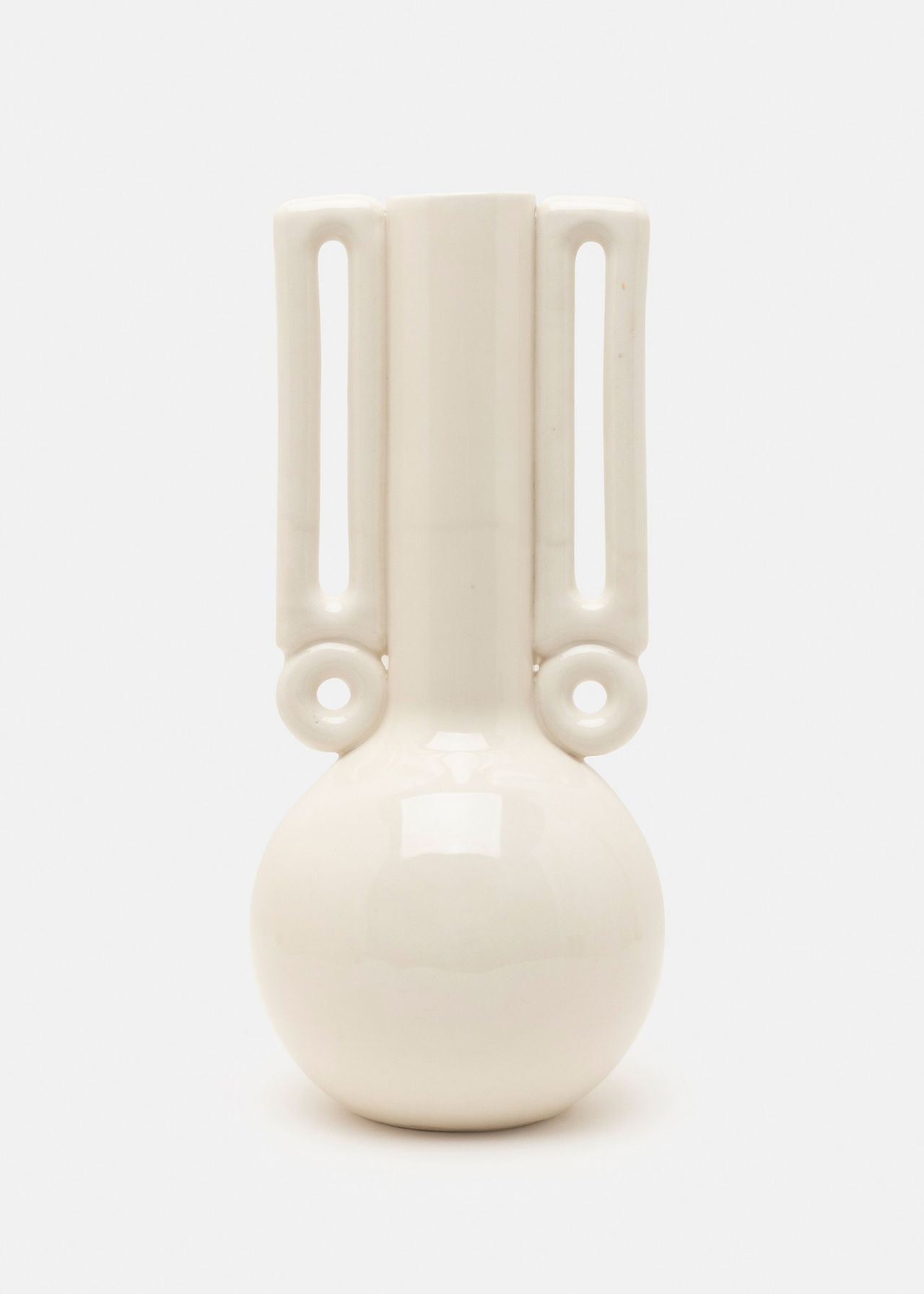 vase en céramique blanc mino collective