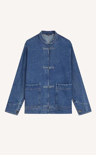 veste en jean droite Pologne par Soeur