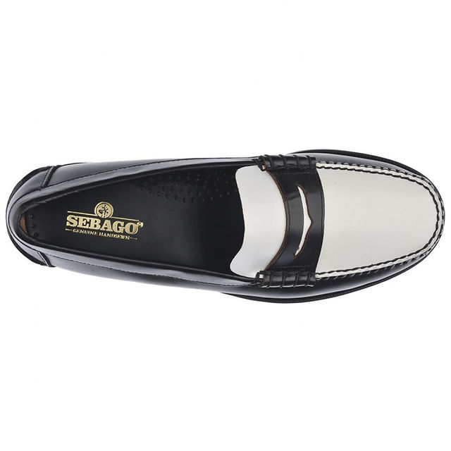 mocassin en cuir bicolore dan de sebago