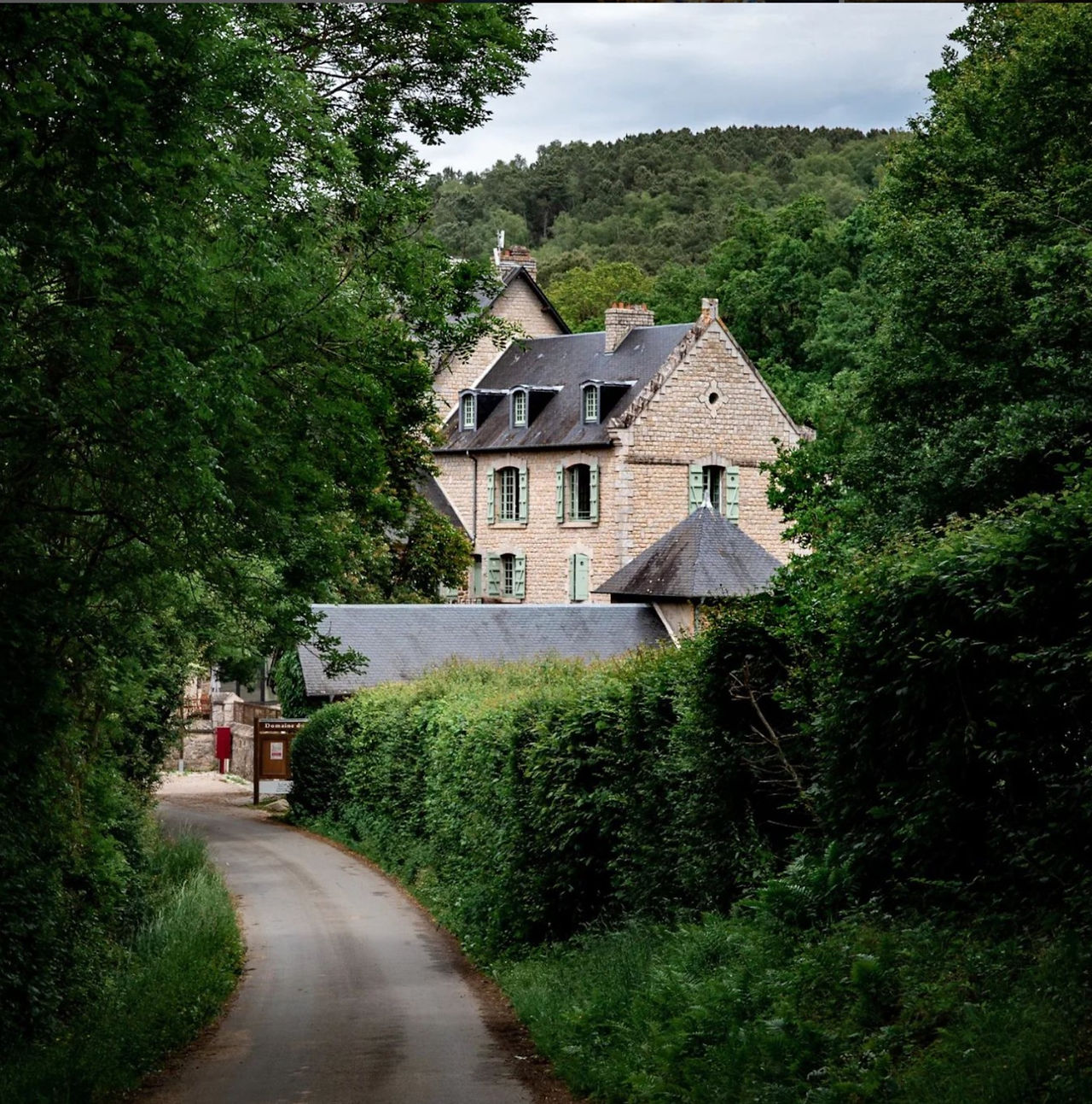 vue du restaurant la maison du gasseau