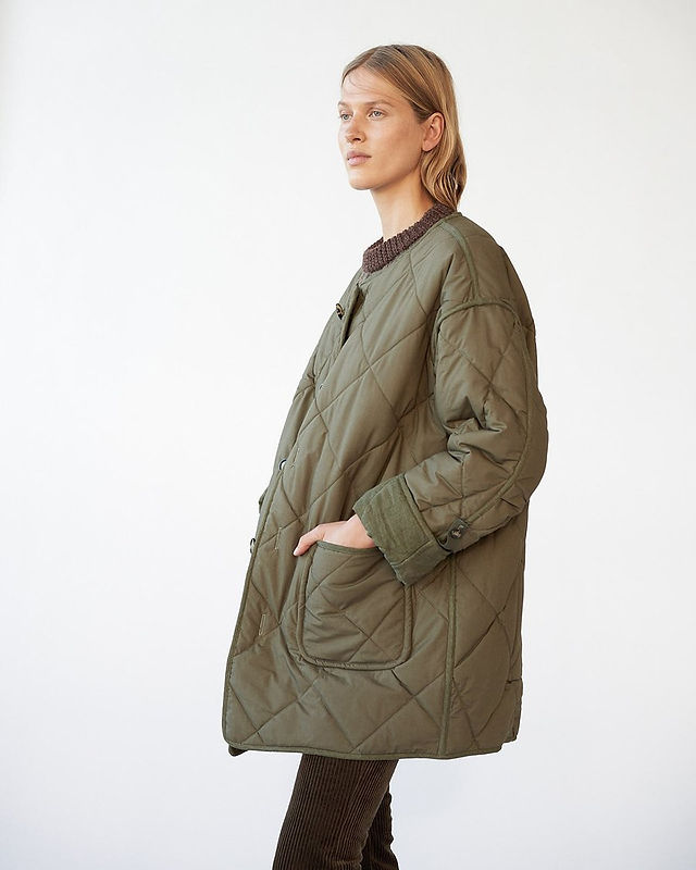 veste matelassée femme kaki af agger