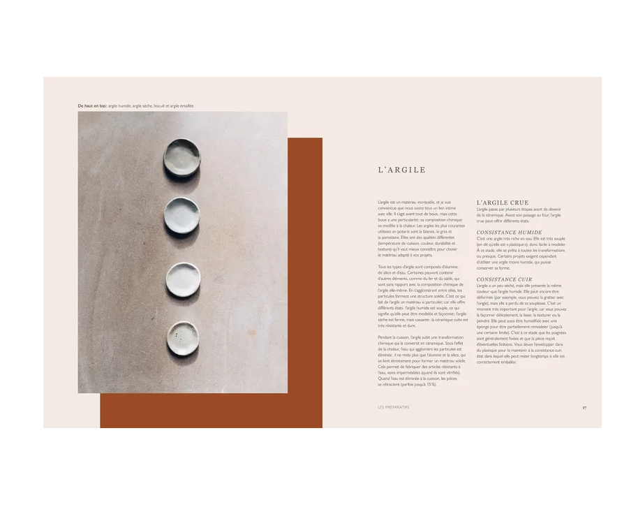 livre céramiques faites main