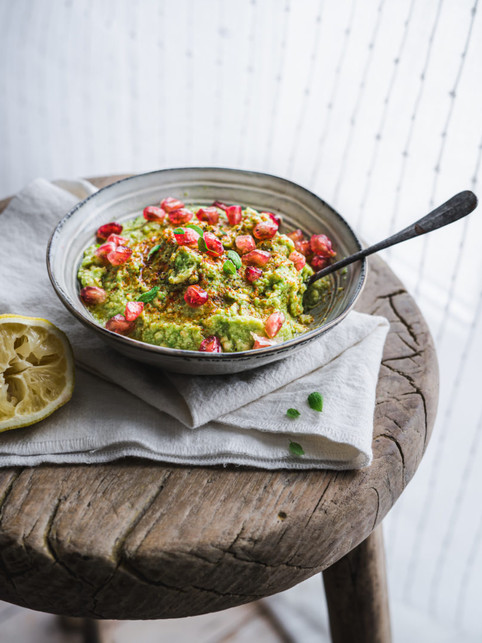 tartare d'avocat et grenade par Studio Lizet