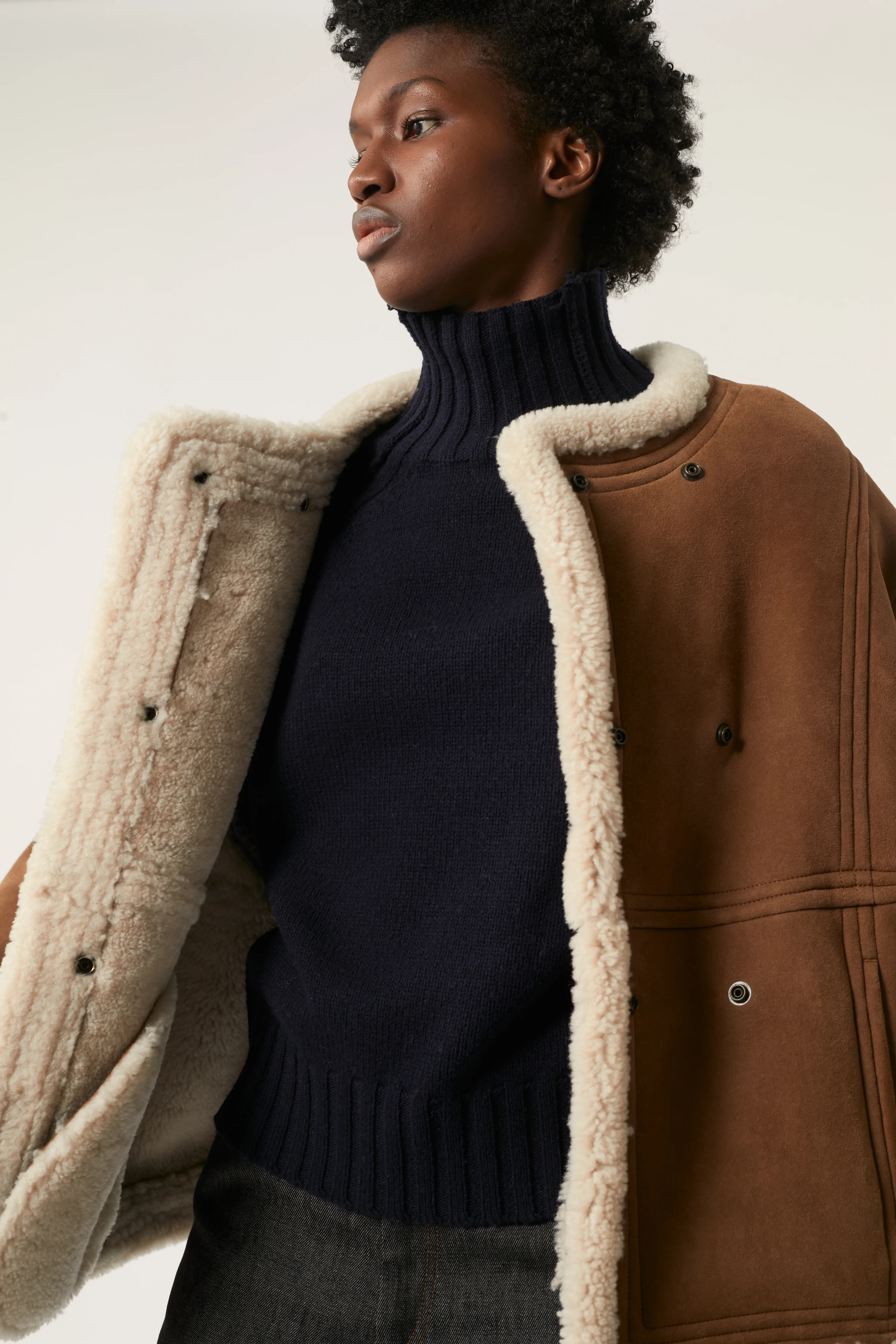 manteau en peau lainée Soeur
