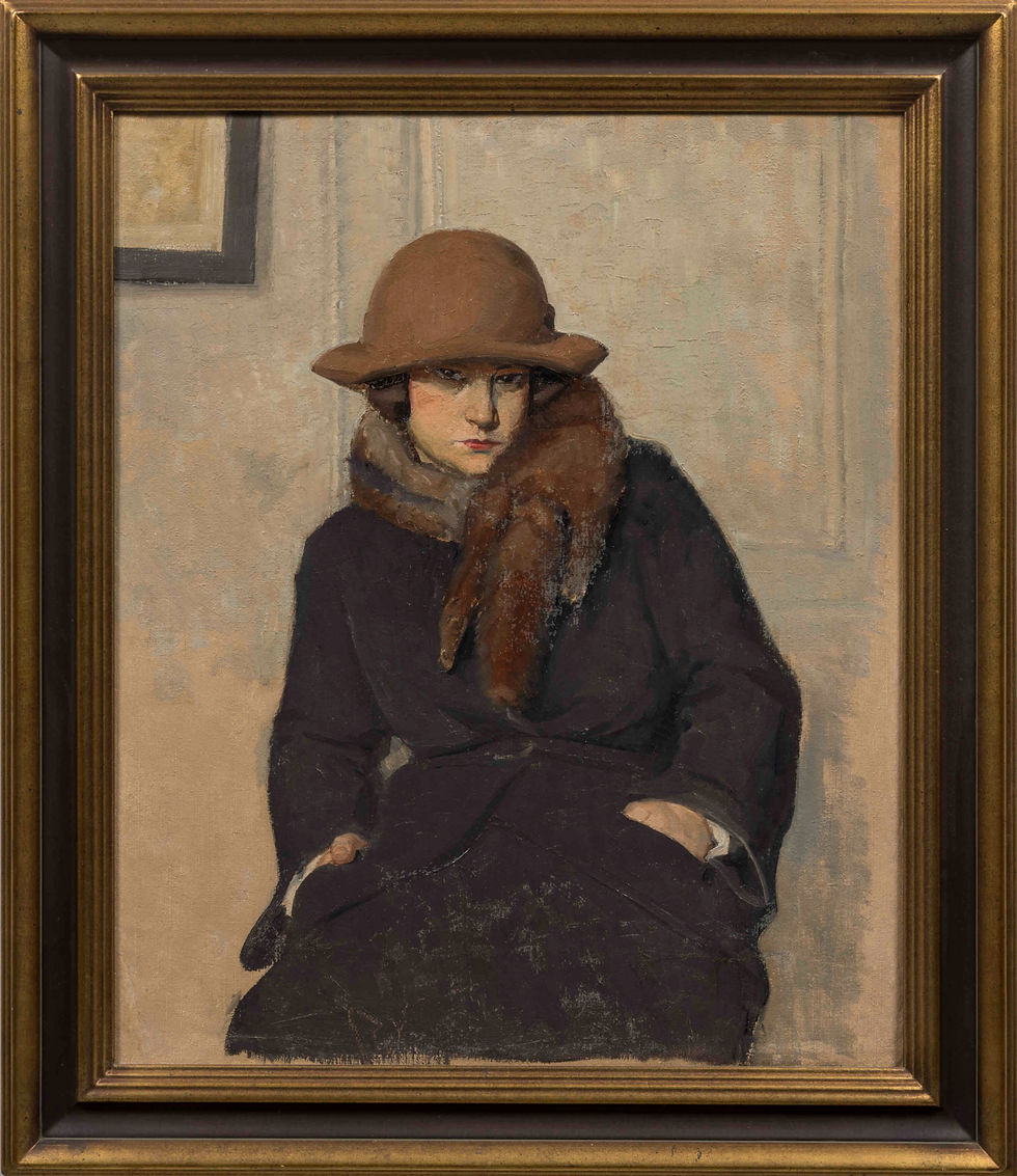 Tableau Portrait de femme de André Boursier