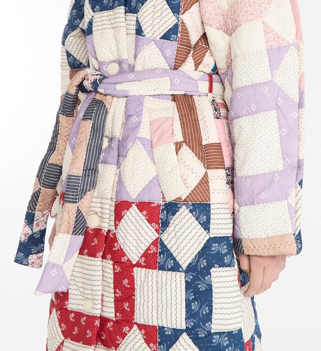 manteau long patchwork sea ny