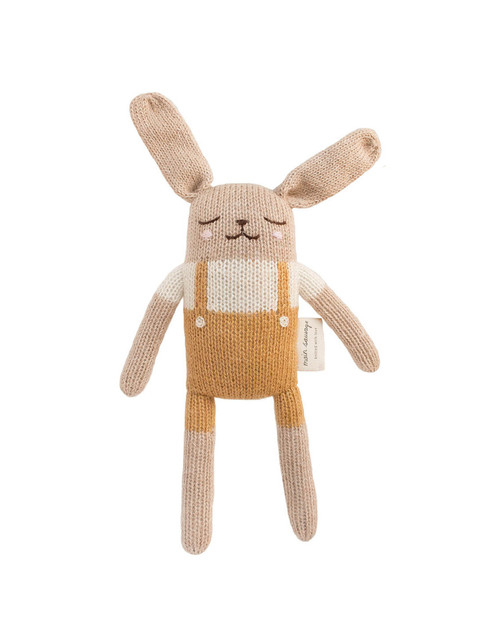 doudou lapin en laine