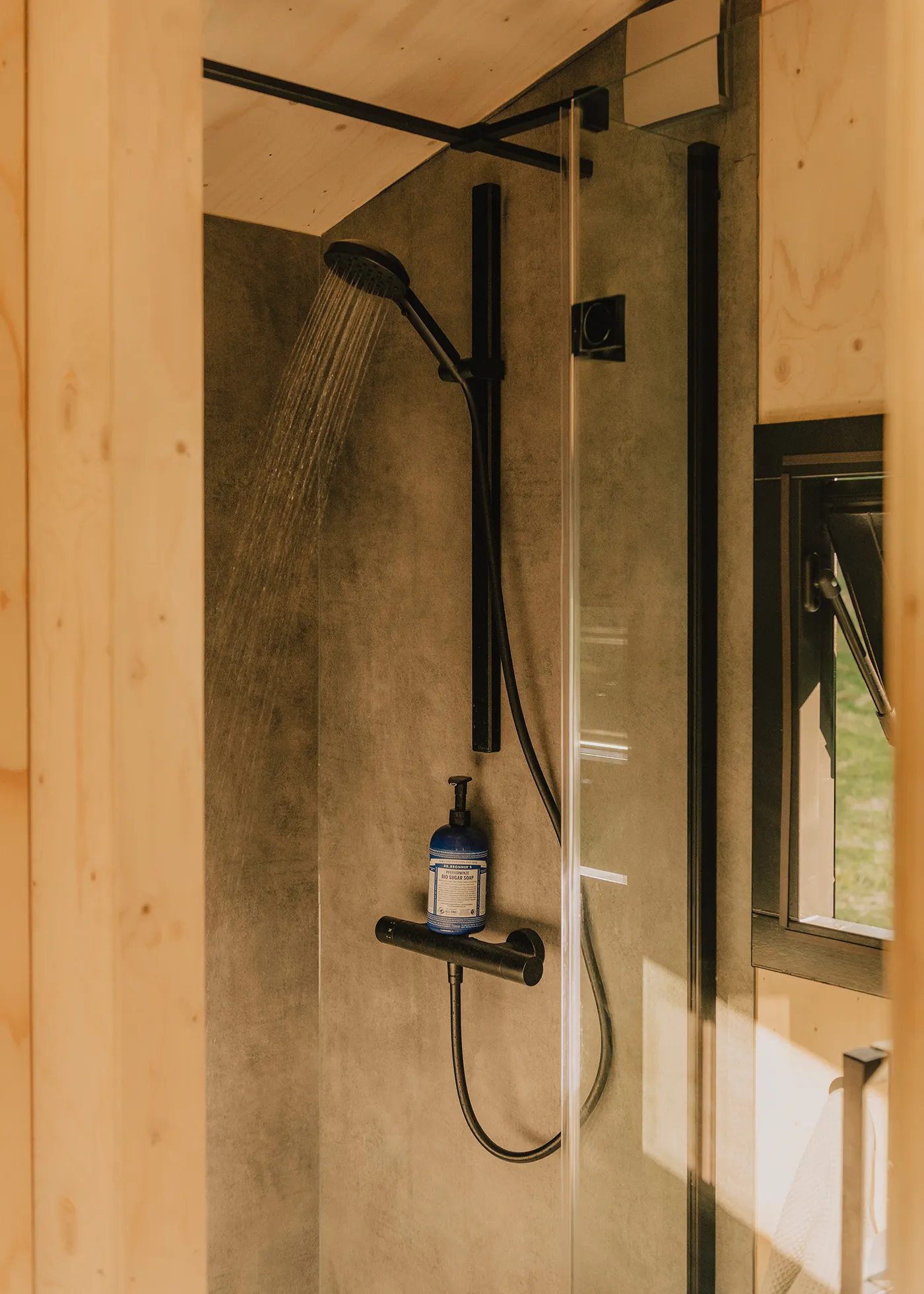 douche d'une cabane Raus