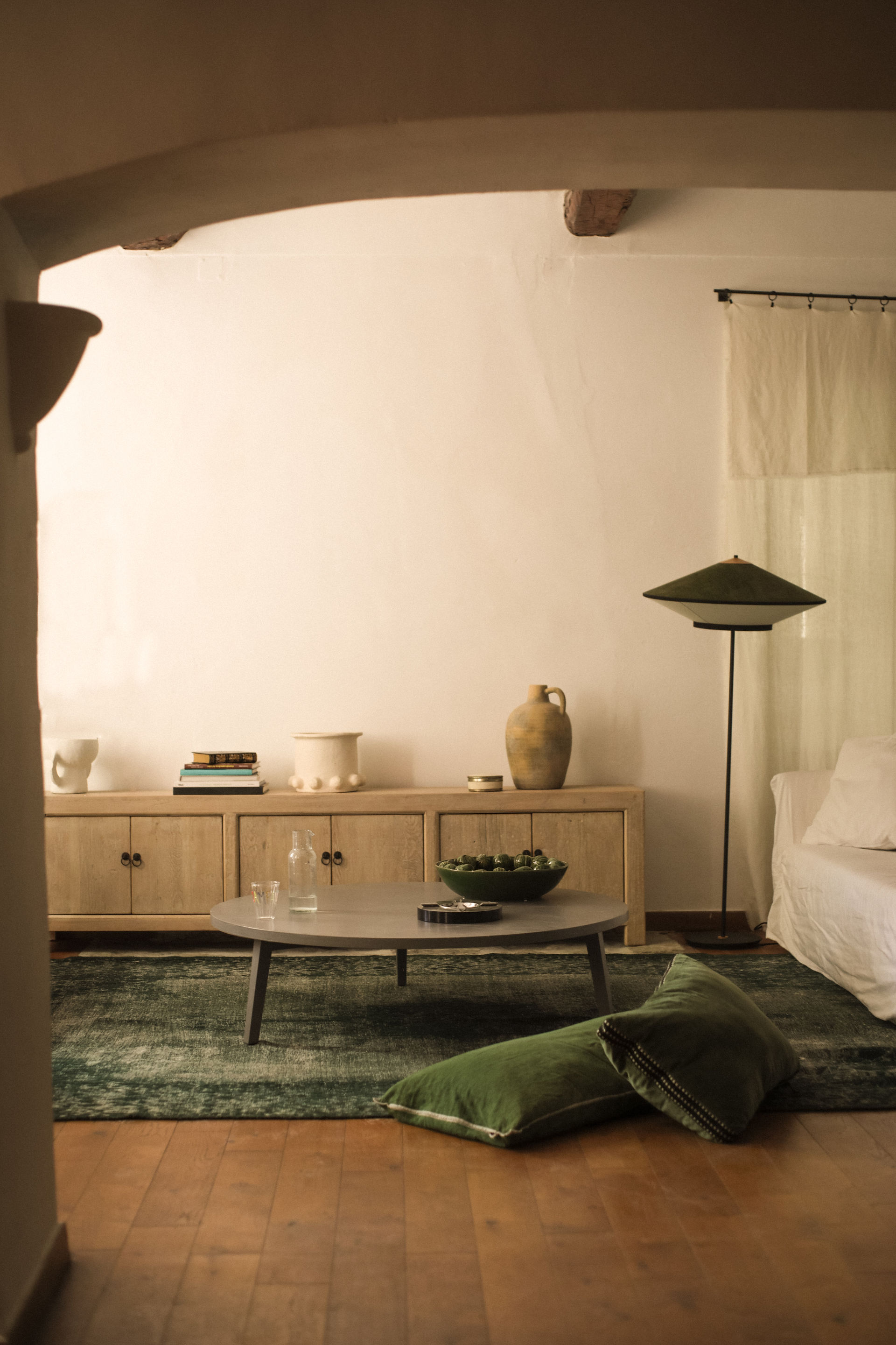 chambre verte de La Grande Maison des Campaux