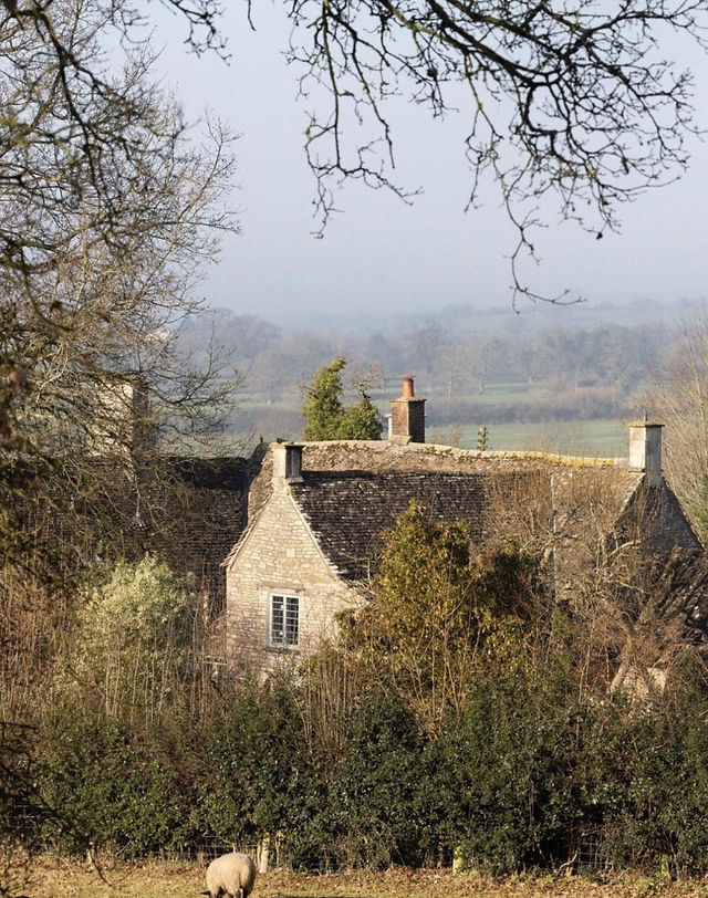 vue de la ferme de Cottswolds Farm hideaway