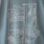 Thumbnail: Light blue graphic tee with a white Japanese inspired design