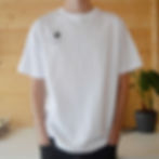 Thumbnail: White oversized graphic tee with black illustration of the sun Tarot