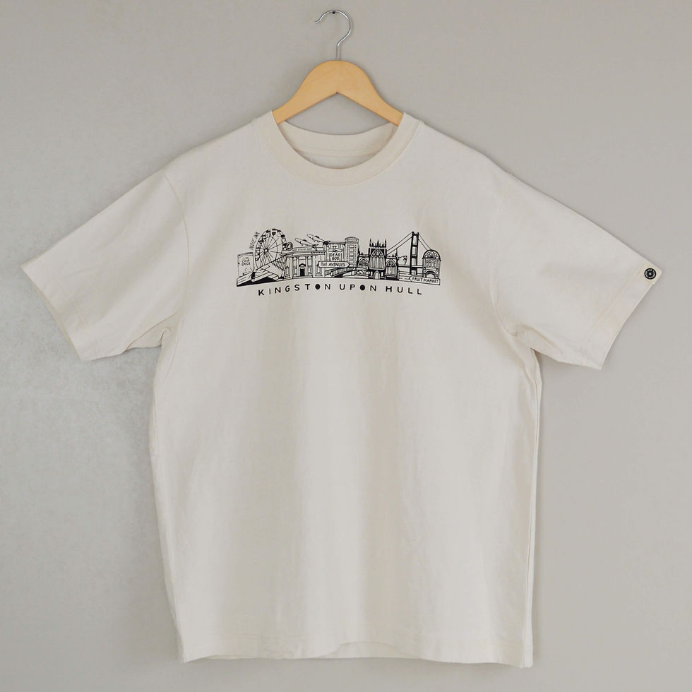 Hull skyline graphic t-shirt