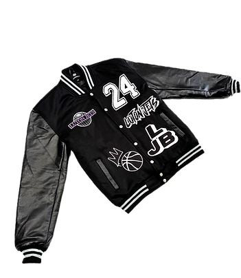 Front of Luton Jets Varsity Jacket