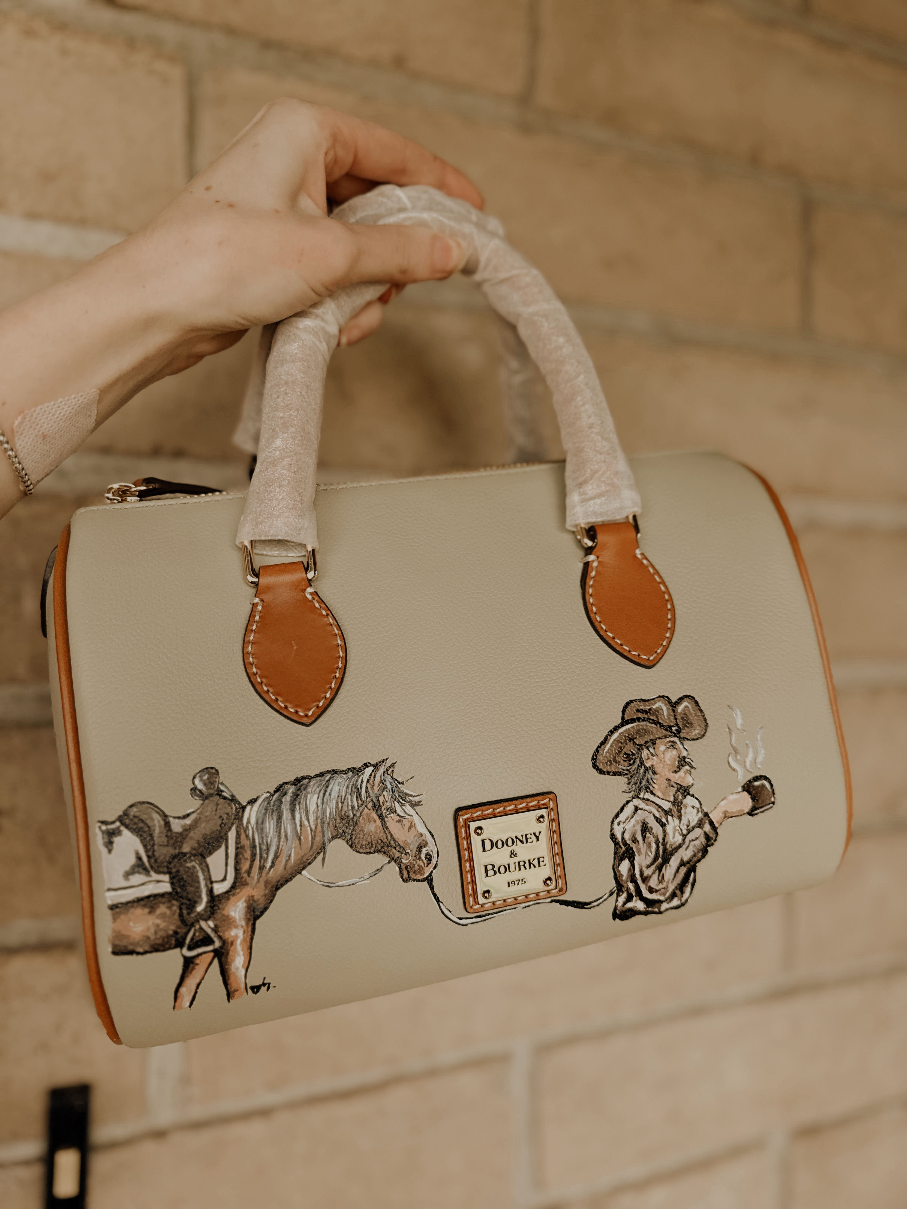 cowboy coffee IN LIGHT GREEN DOONEY